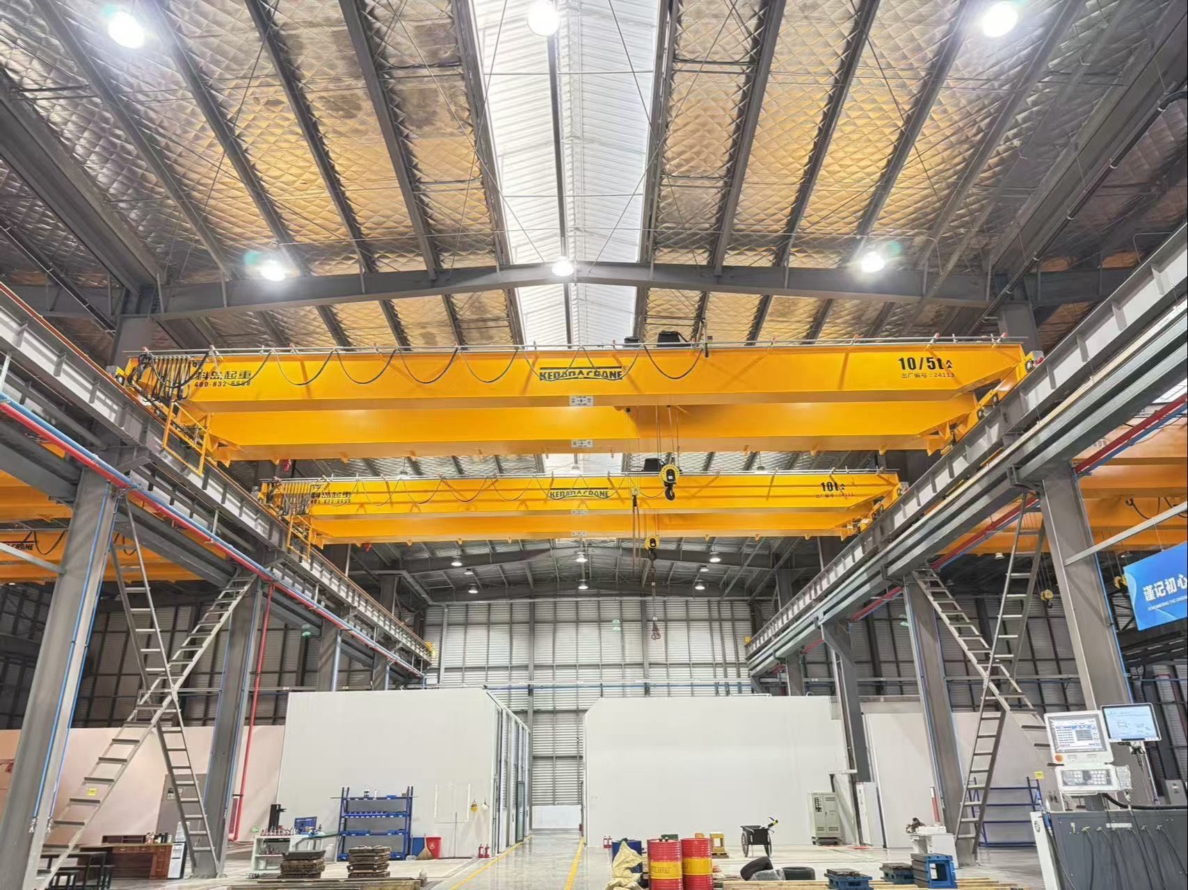 欧式起重机 欧式双梁桥式起重机 QD双梁 10吨 室内车间 整机